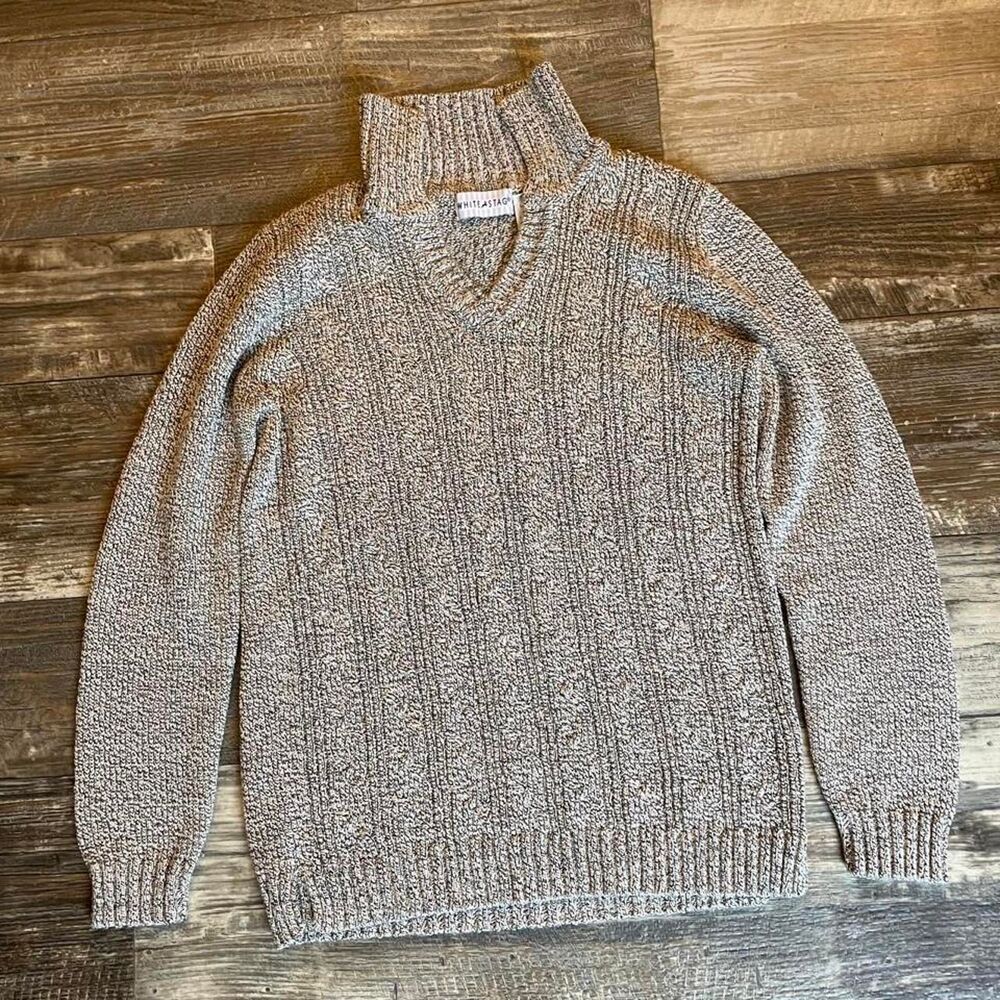 White-stag Women's Grey Jumper Pullover Sweater